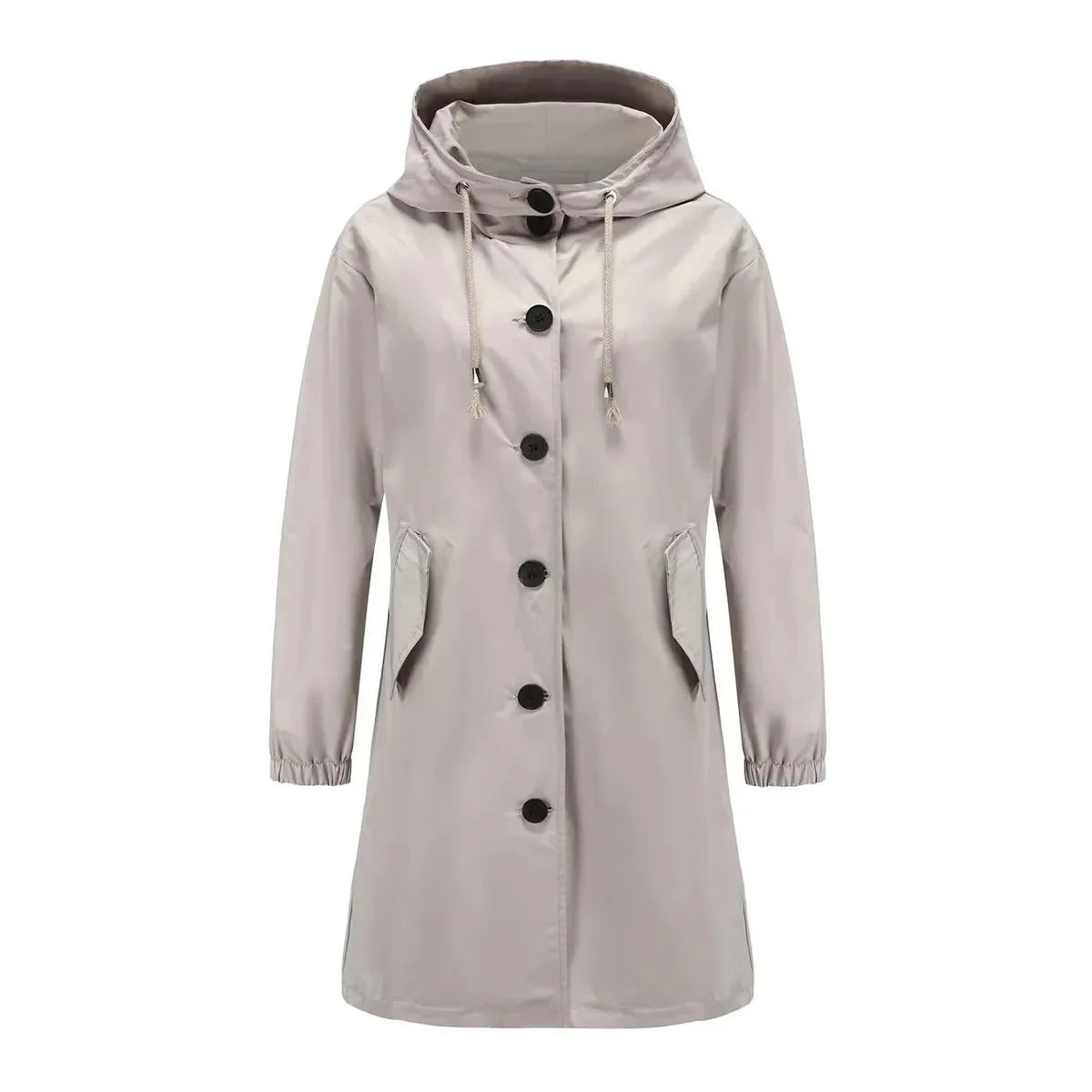 Waterdichte Capuchon Trenchcoat Tussenjas