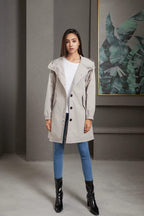 Waterdichte Capuchon Trenchcoat Tussenjas