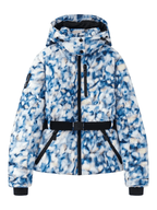 Waterdichte Geïsoleerde Pufferjas Voor Dames Met Ceintuur