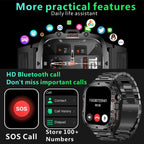 Waterdichte Outdoor Smartwatch met Gezondheidsmonitoring