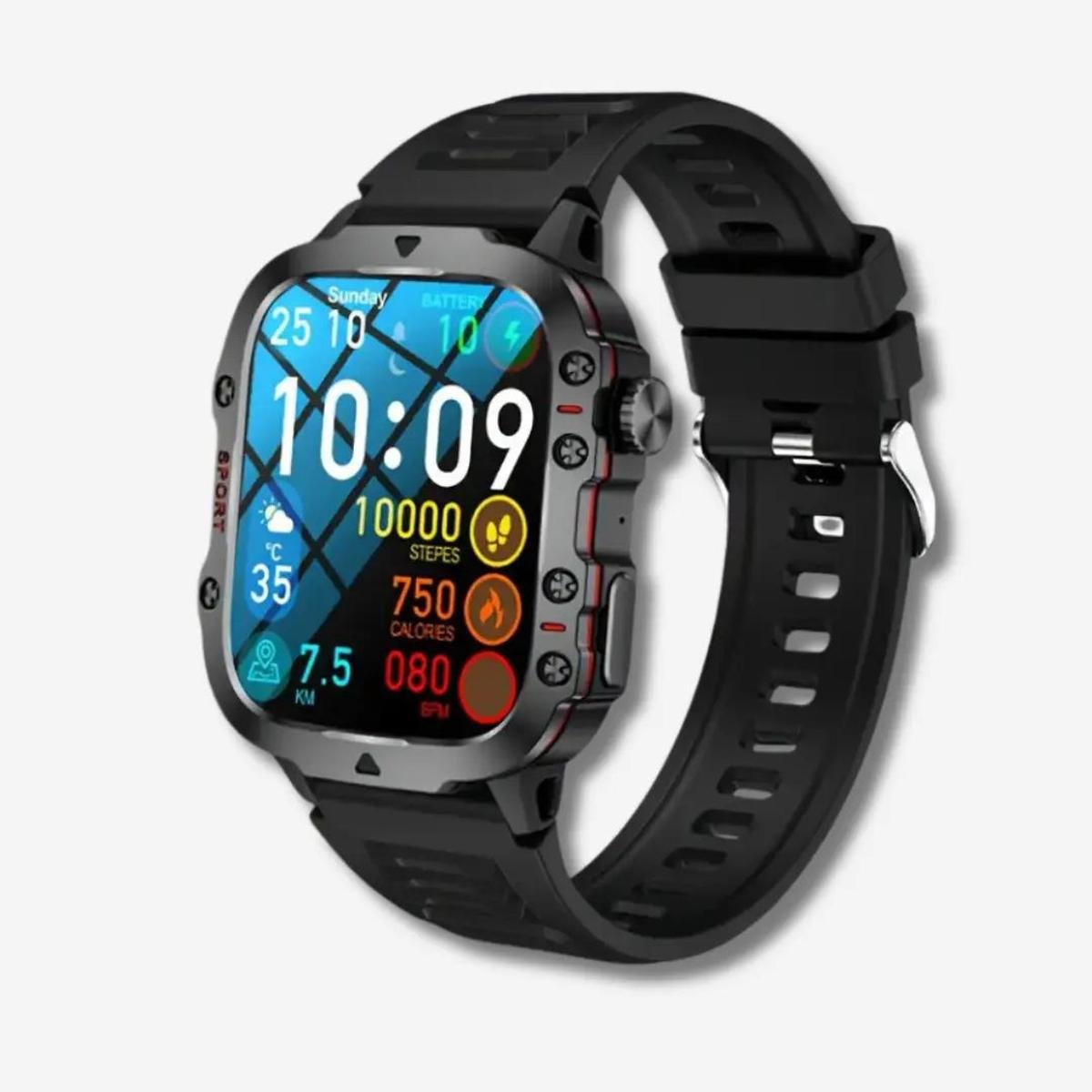 Waterdichte Outdoor Smartwatch met Gezondheidsmonitoring