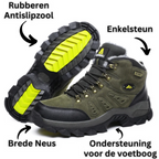 Waterdichte Wandelschoenen Heren - Orthopedische Steun & Antislip Zool