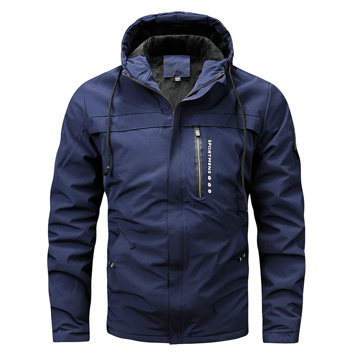 Waterdichte Winddichte Jas met Fleece-Voering in de Capuchon