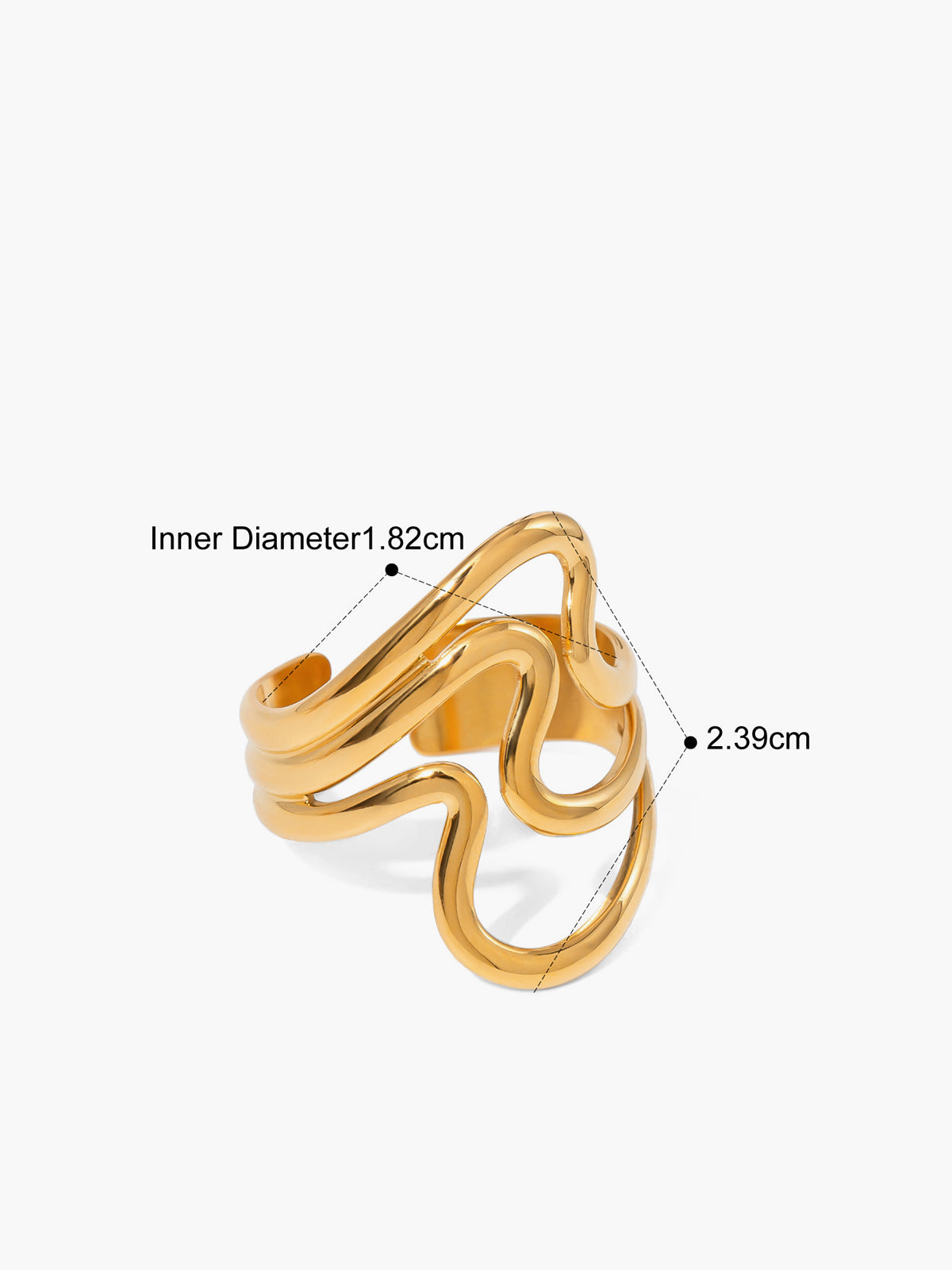 Golvende verstelbare ring