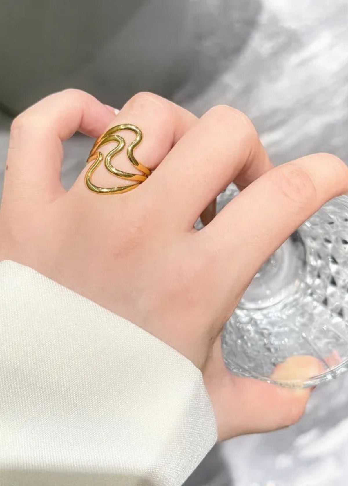 Golvende verstelbare ring