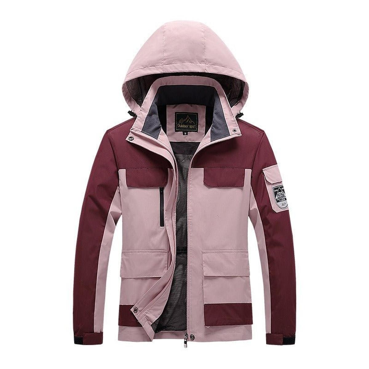 Winddichte Ademende Utility Jacket met Zakjes