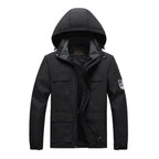 Winddichte Ademende Utility Jacket met Zakjes