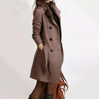 Wolmix Double-Breasted Trenchcoat/Overjas Voor Dames