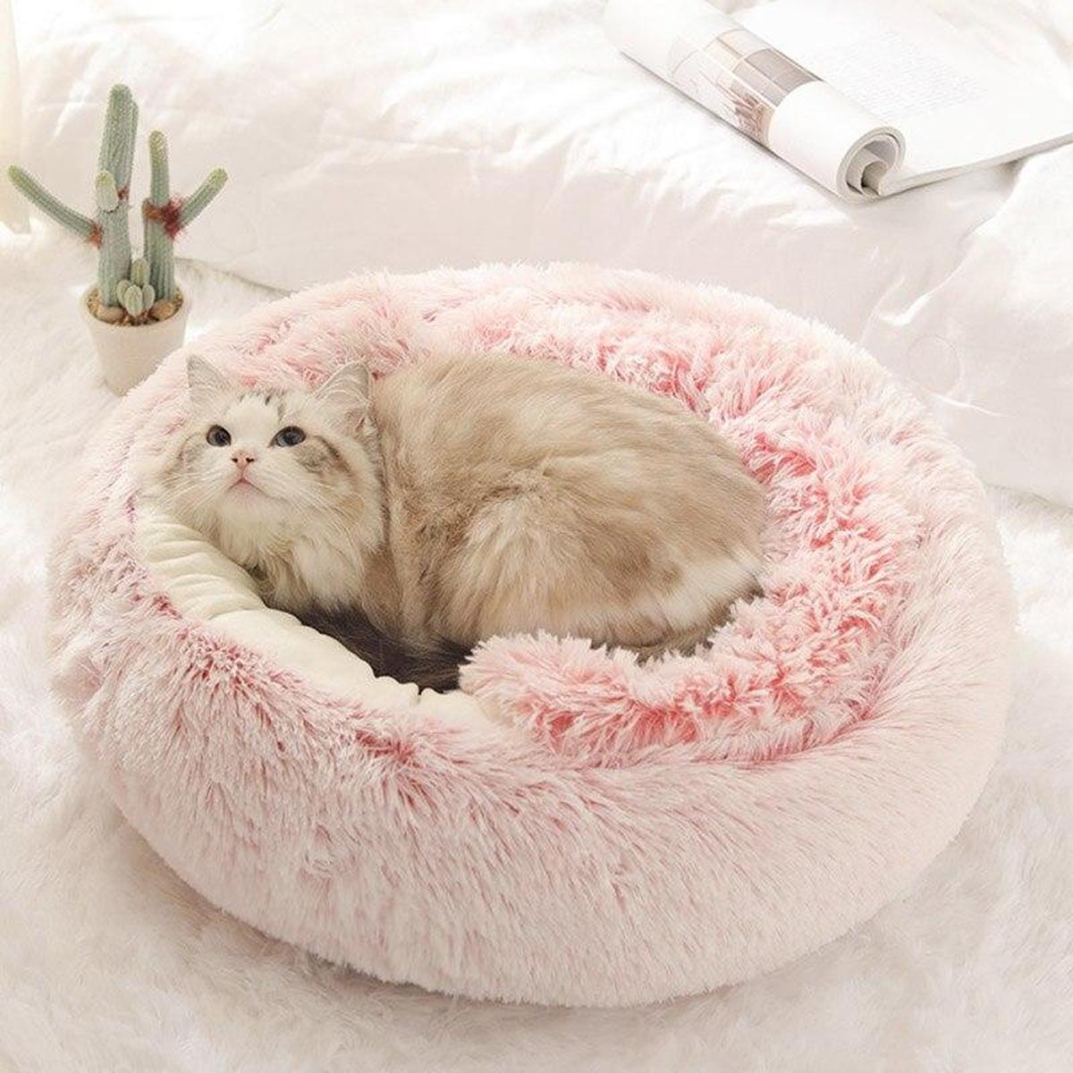 Zachte Pluche Huisdierenbed Voor Katten En Kleine Honden
