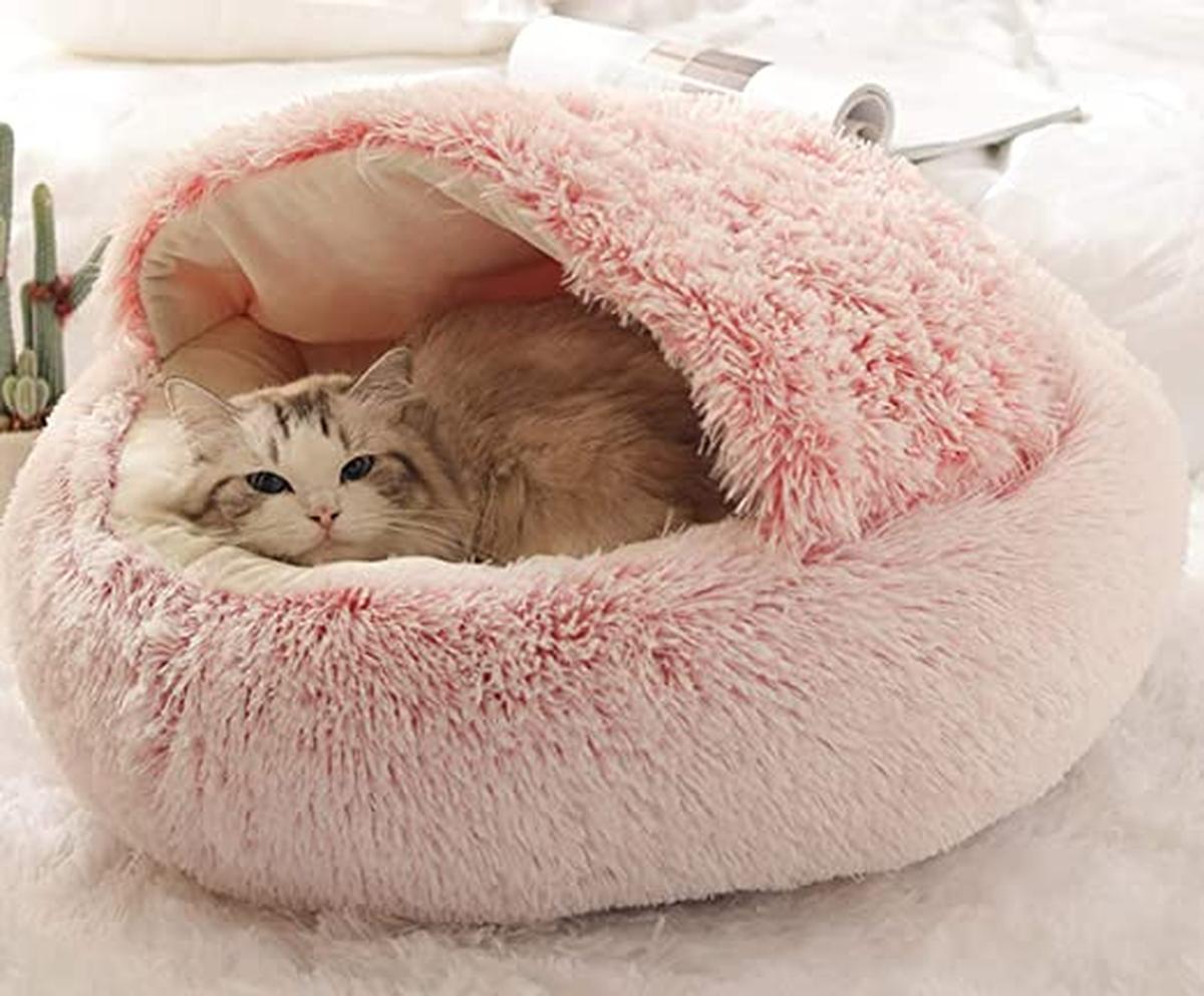 Zachte Pluche Huisdierenbed Voor Katten En Kleine Honden