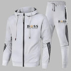Ademend Trainingsset Voor Heren Met Vest En Broek - Harlett
