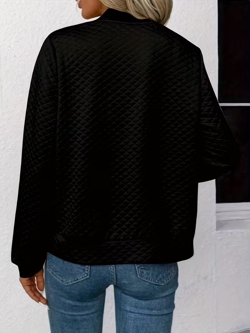 Dames Gewatteerde Jas Relaxed Fit Lichtgewicht