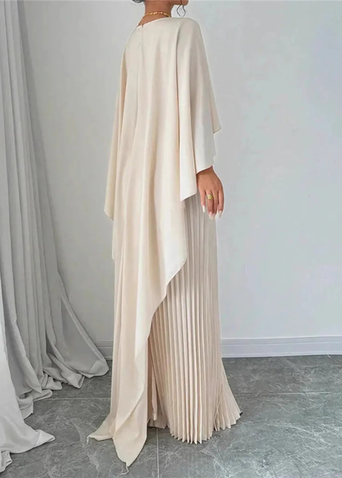 Batwing Mouwen Maxi Jurk - Harlett