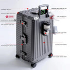 Brede Grip Polycarbonaat Koffer Met 360° Spinner Wielen - Harlett