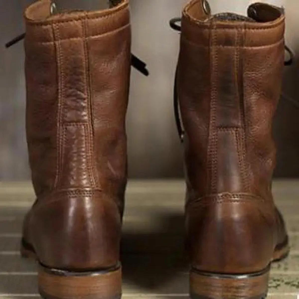 Bruine Leren Veterschoenen Voor Vrouwen Met Nepbont Voering Voor Winterse Comfort - Harlett