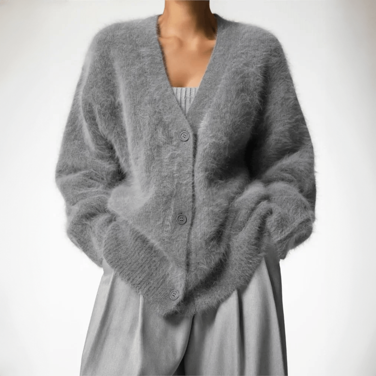 Cashmere Blend Dames Vest - Lichtgewicht Relaxed Fit Voor Comfortabele Stijl - Harlett