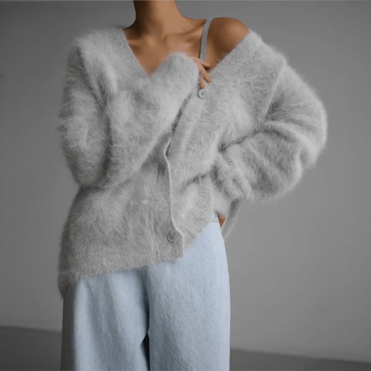 Cashmere Blend Dames Vest - Lichtgewicht Relaxed Fit Voor Comfortabele Stijl - Harlett