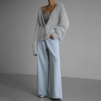 Cashmere Blend Dames Vest - Lichtgewicht Relaxed Fit Voor Comfortabele Stijl - Harlett