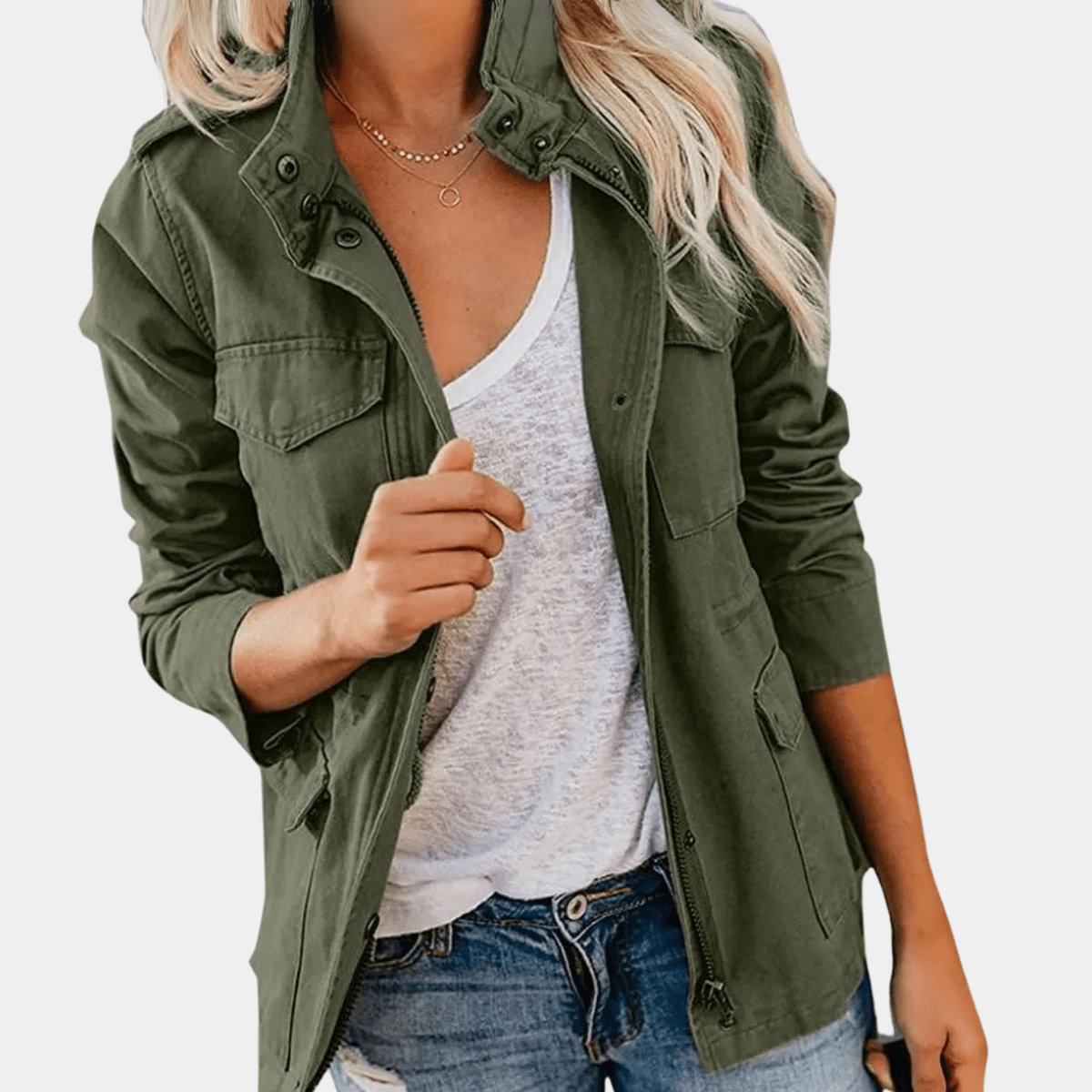 Casual Leisure Jacket Voor Vrouwen - Harlett