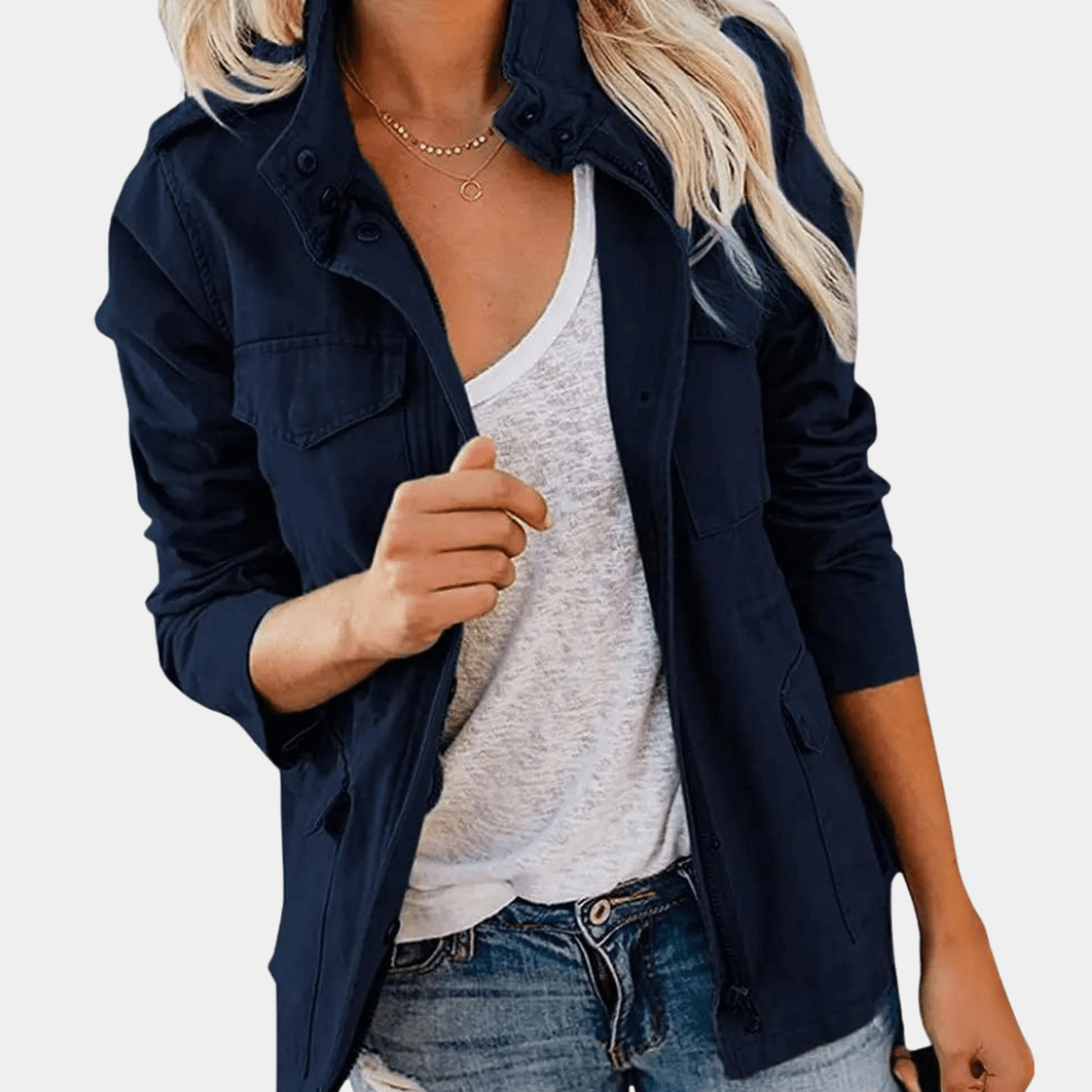 Casual Leisure Jacket Voor Vrouwen - Harlett