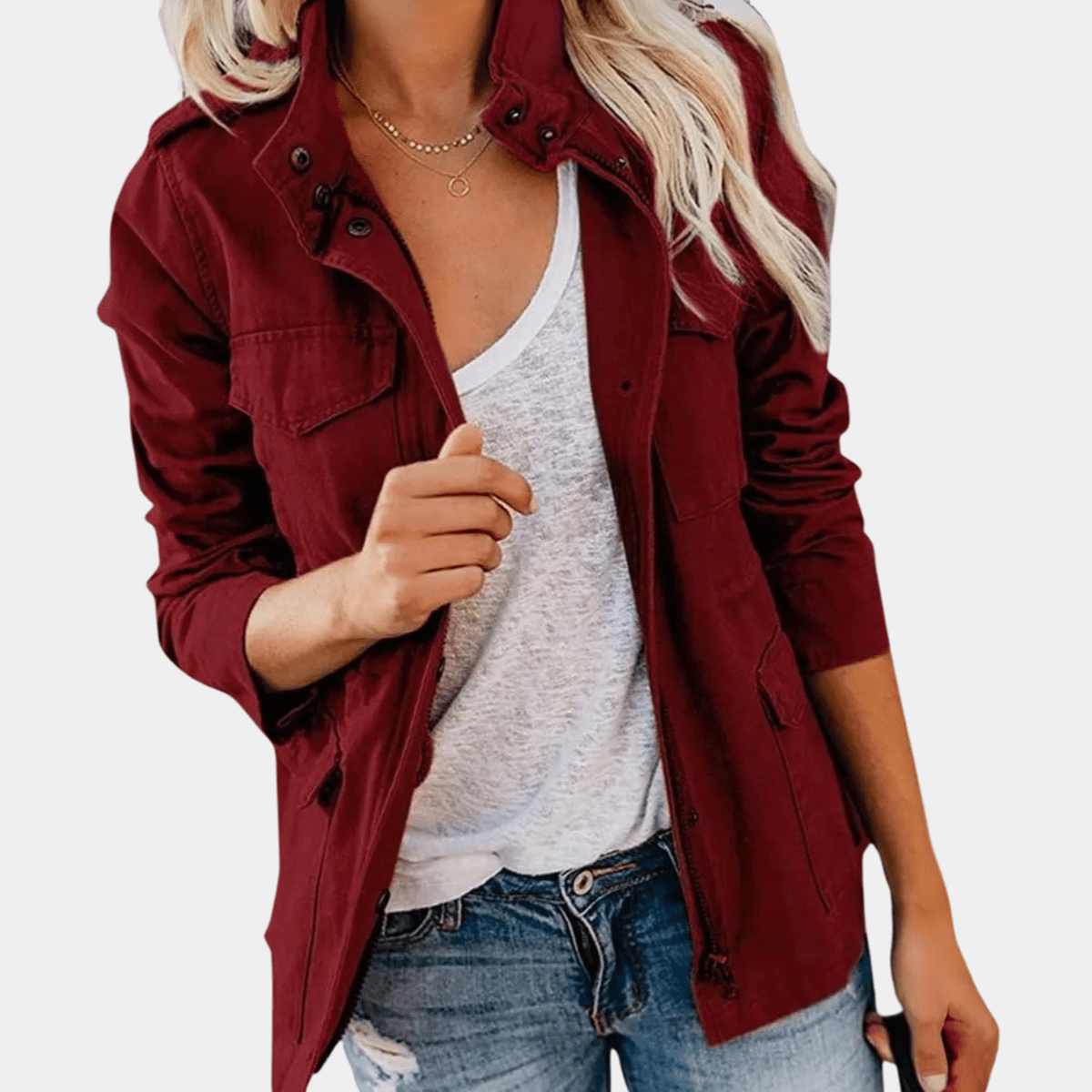Casual Leisure Jacket Voor Vrouwen - Harlett