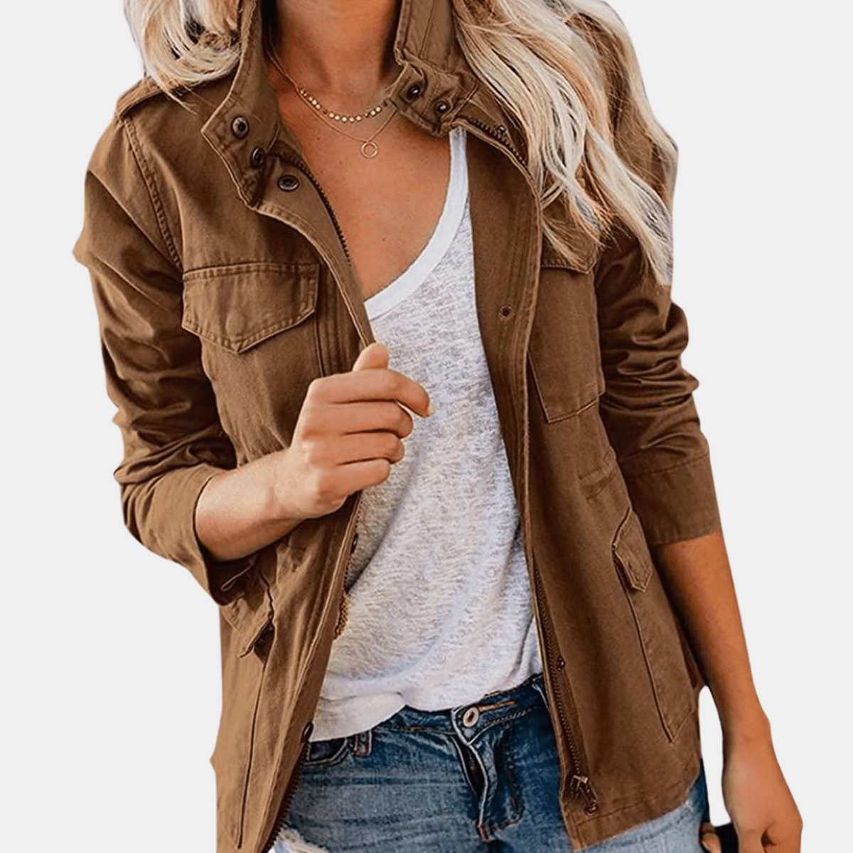 Casual Leisure Jacket Voor Vrouwen - Harlett
