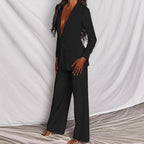 Chique Blazer En Broek Set Voor Vrouwen - Harlett