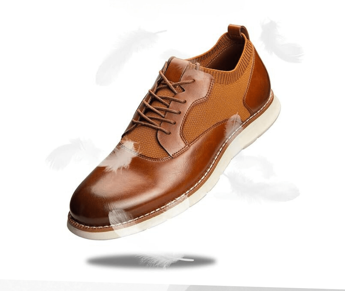Comfortabele Nette Schoenen Voor Heren Met Ademend Ontwerp En Brede Teenbox - Harlett