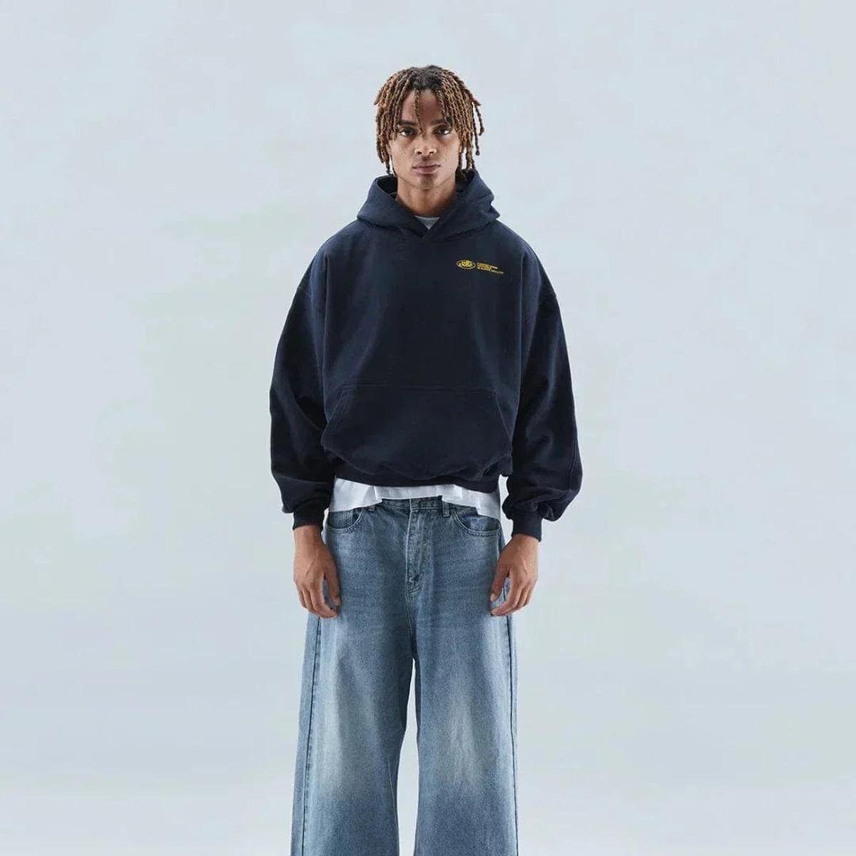 Comfy Hoodie Met Capuchon, Achterprint En Zakken - Harlett