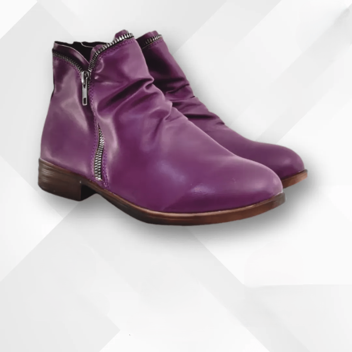 Dames Enkellaarsjes Met Antislip Zool - Harlett