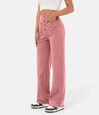 Dames Hoge Taille Wijde Broek - Harlett