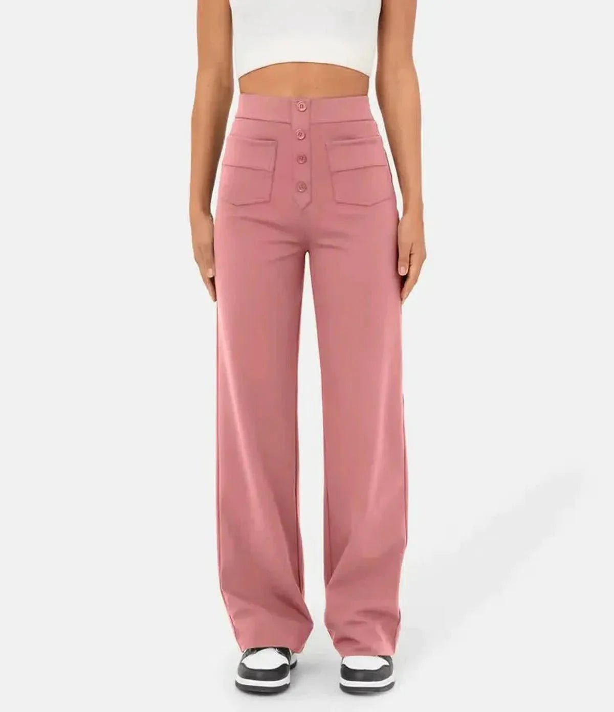 Dames Hoge Taille Wijde Broek - Harlett