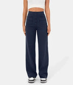 Dames Hoge Taille Wijde Broek - Harlett
