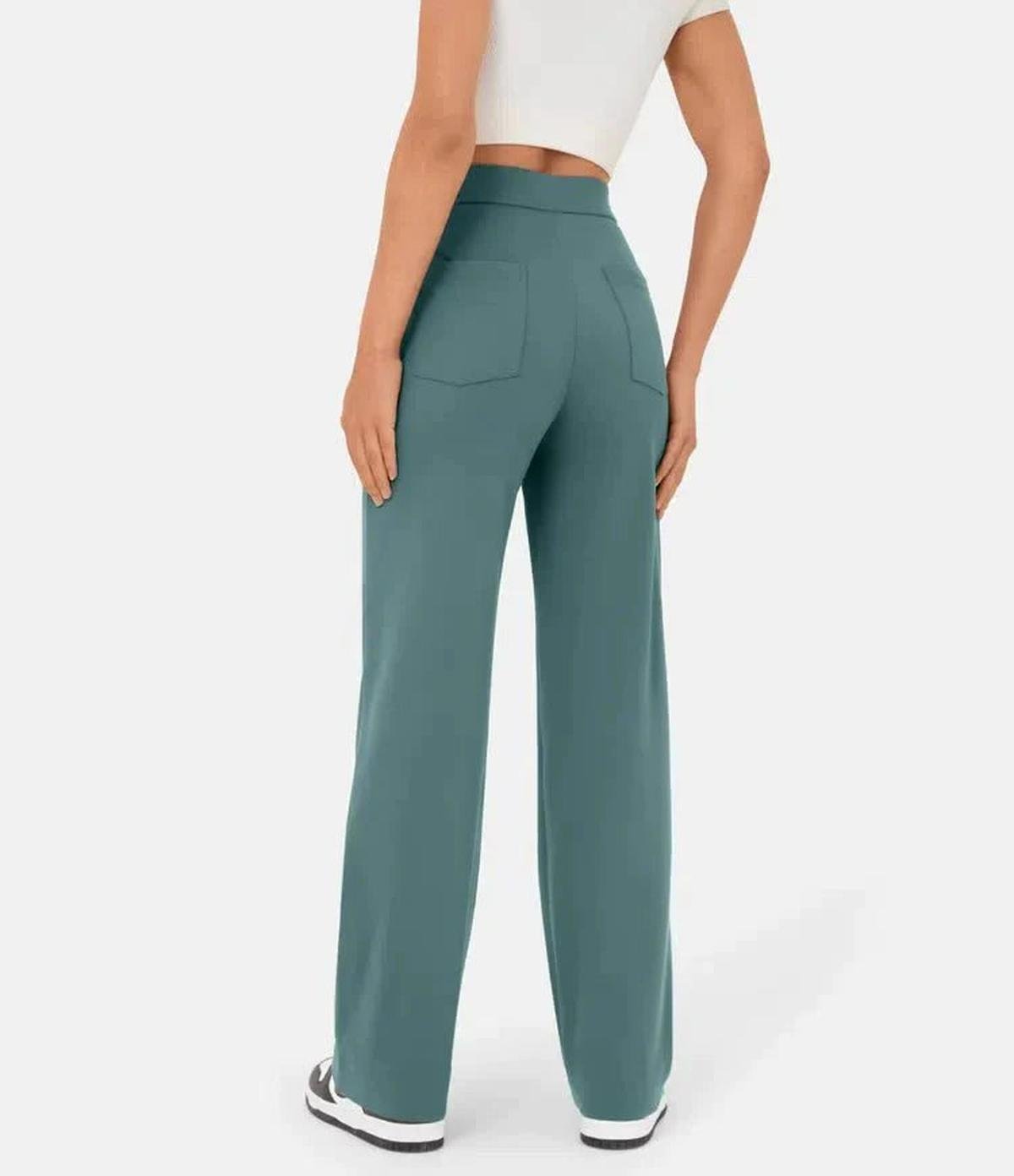 Dames Hoge Taille Wijde Broek - Harlett