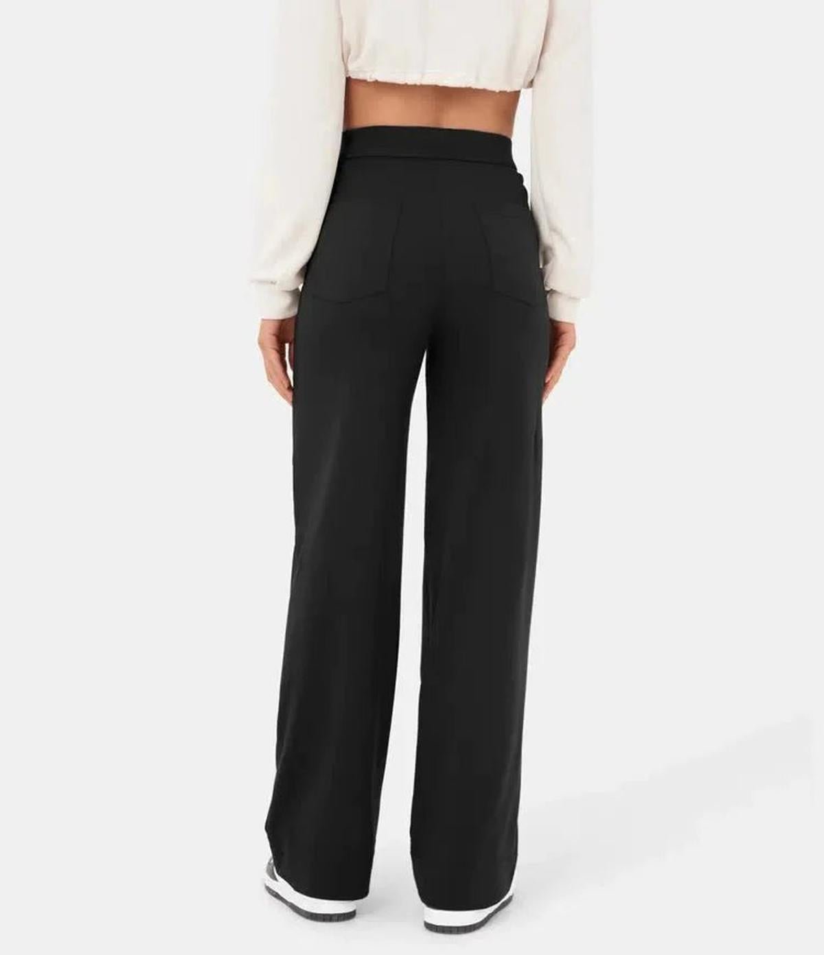 Dames Hoge Taille Wijde Broek - Harlett