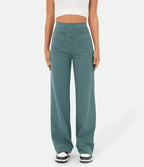 Dames Hoge Taille Wijde Broek - Harlett