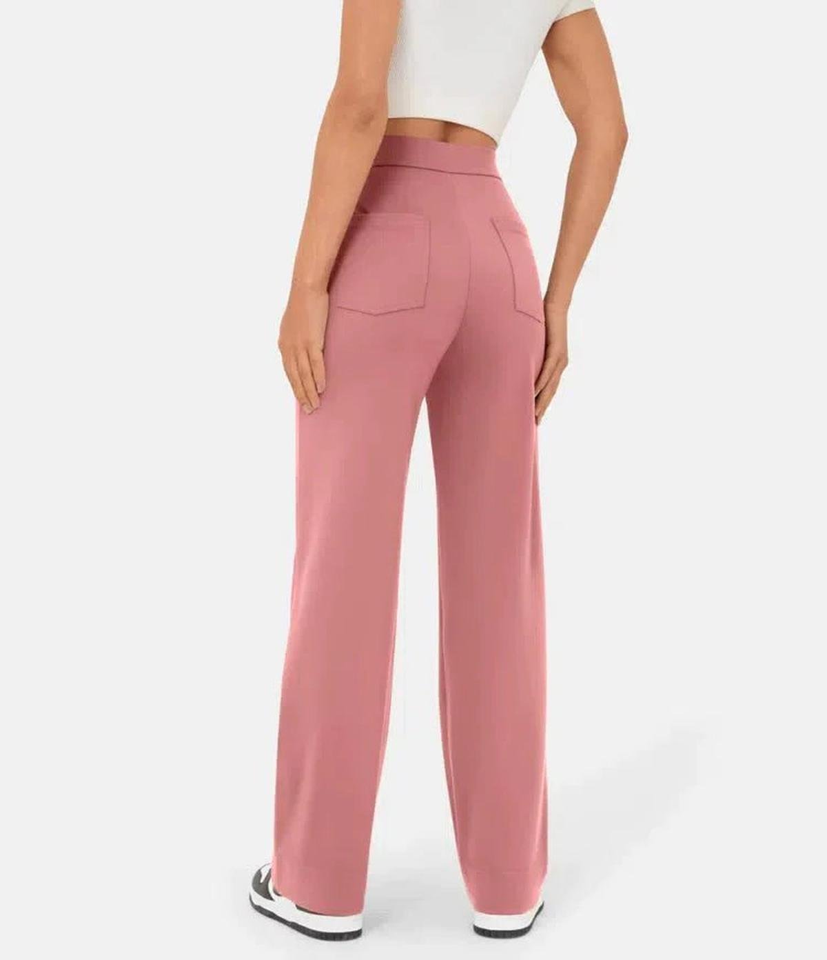 Dames Hoge Taille Wijde Broek - Harlett
