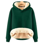 Dames Hoodie Met Fleece Voering En Verstelbare Capuchon Voor Koude Dagen - Harlett
