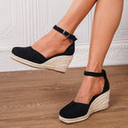 Dames Instap Platte Sandalen met Bandjes - Harlett