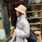 Dames Lamswol Bucket Hoed - Warme Buitenhoed voor Comfort en Stijl - Harlett
