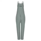 Dames Mouwloze Casual Jumpsuit met Zakjes - Harlett
