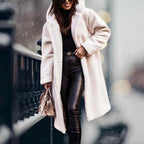 Dames Oversized Teddy Fleece Jas Met Capuchon - Harlett