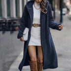 Dames Oversized Teddy Fleece Jas Met Capuchon - Harlett