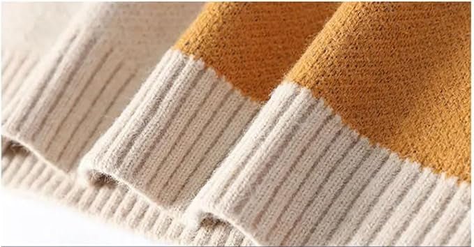 Dikke Katoenen Gebreide Ronde Hals Trui Voor Heren - Harlett