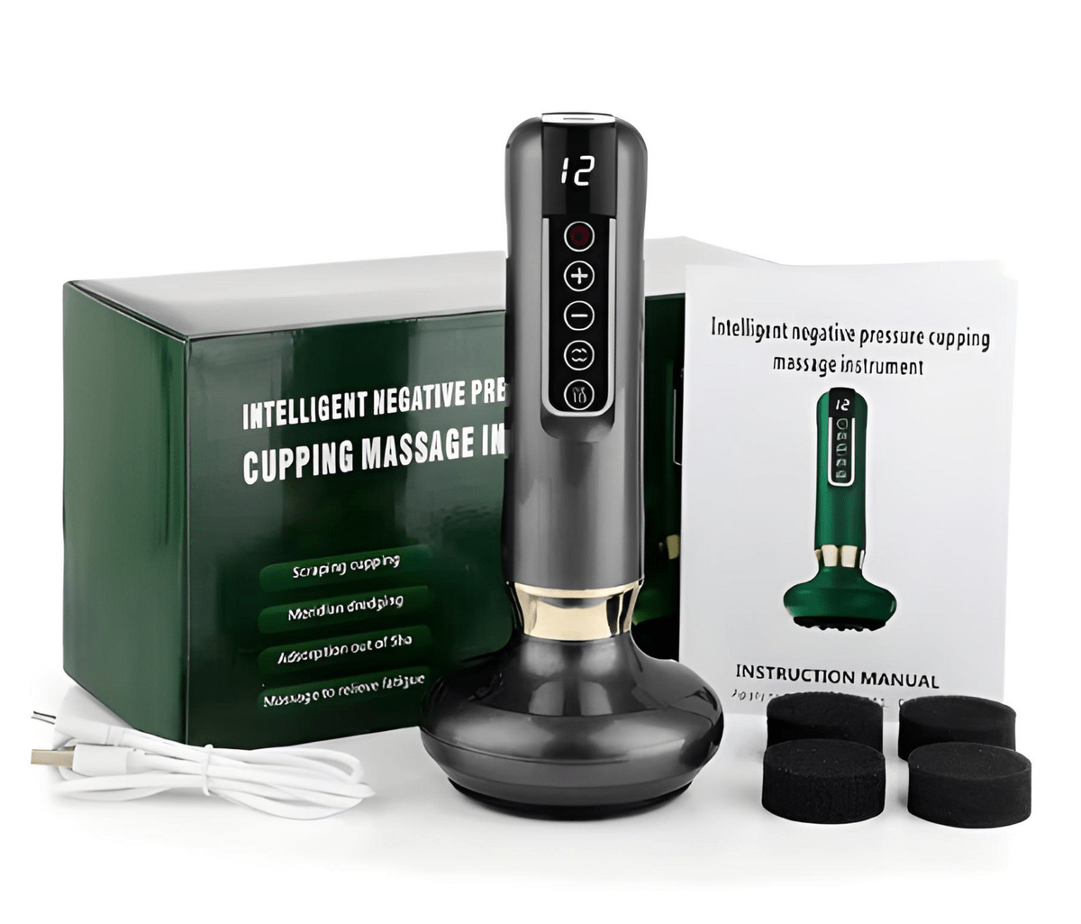 Elektrische Cupping Anti - Cellulite Massager Met 12 Instelbare Intensiteitsniveaus - Harlett