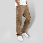 Heren Cargo Broek met Elastische Taille - Harlett