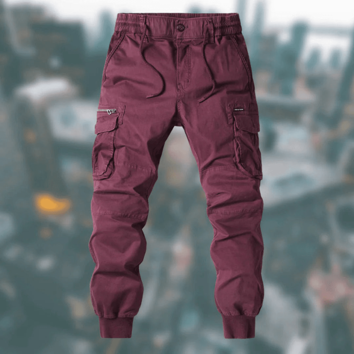 Heren Casual Cargo Joggingbroeken Met Elastische Tailleband En Praktische Zakken - Harlett