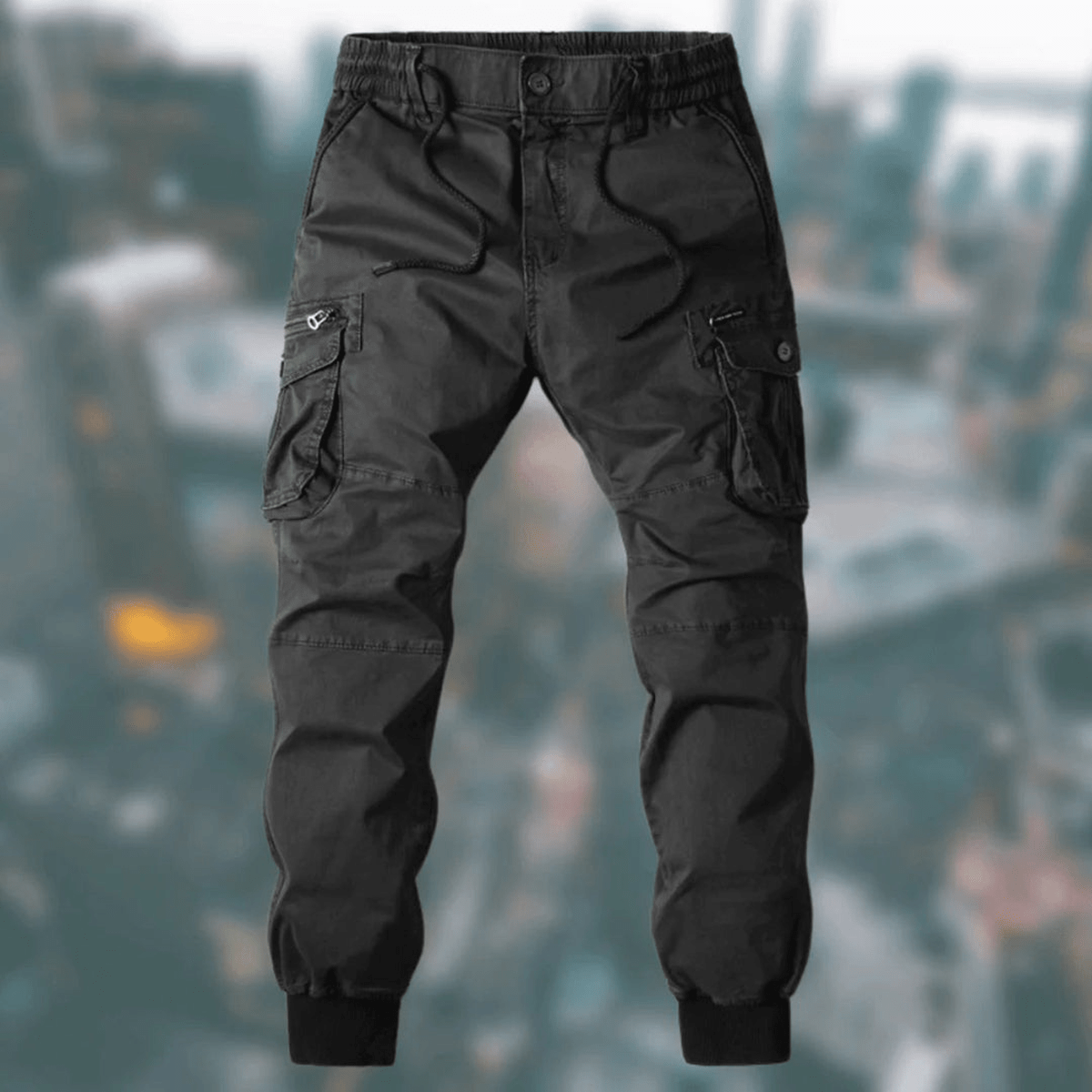 Heren Casual Cargo Joggingbroeken Met Elastische Tailleband En Praktische Zakken - Harlett