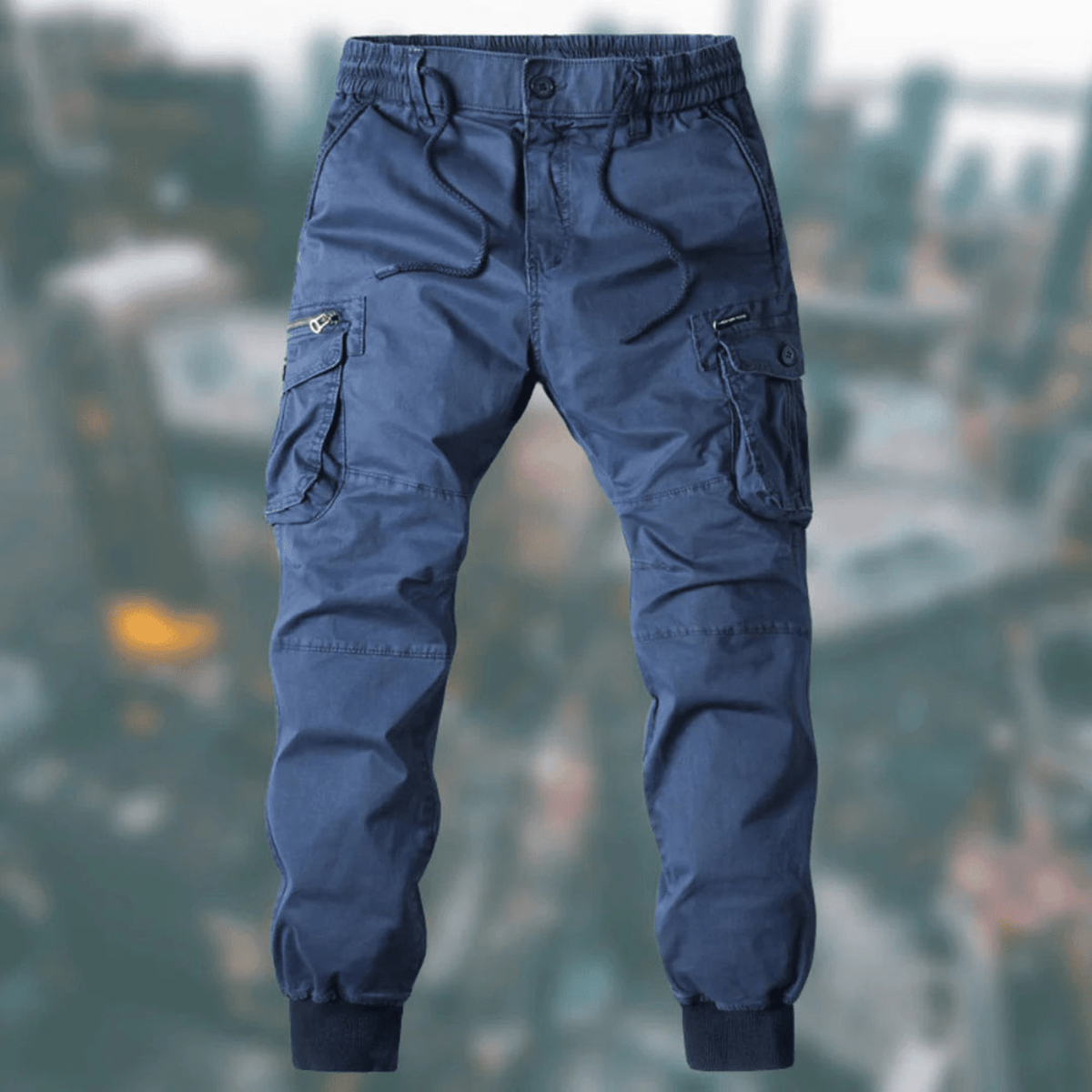 Heren Casual Cargo Joggingbroeken Met Elastische Tailleband En Praktische Zakken - Harlett