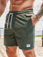 Heren Casual Zomer Shorts met Elastische Tailleband - Harlett